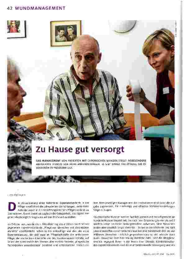 Vorschauseite 1: Zu Hause gut versorgt