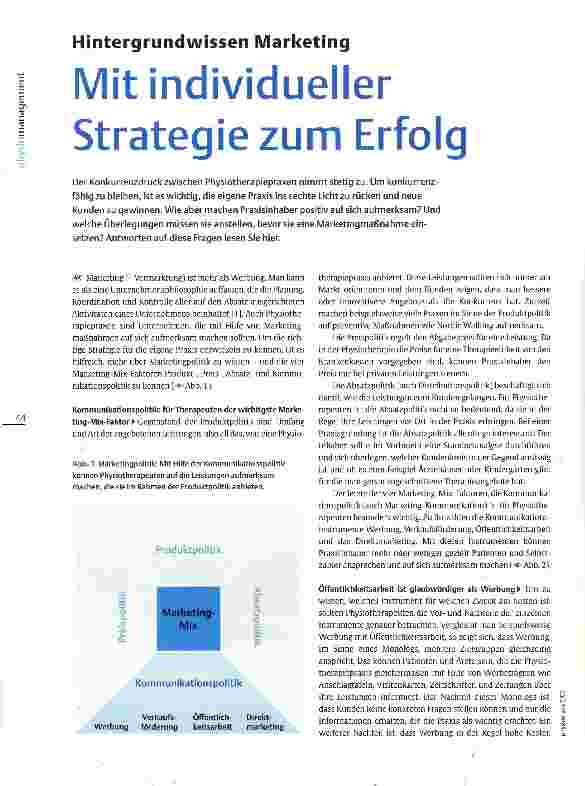 Vorschauseite 1: Hintergrundwissen Marketing Mit individueller Strategie zum Erfolg