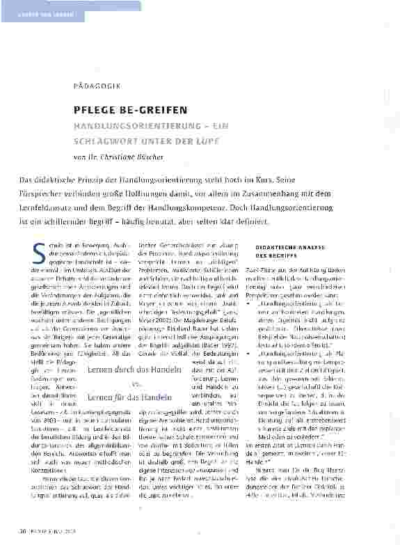 Vorschauseite 1: PFLEGE BEGREIFEN