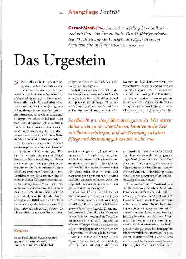 Vorschauseite 2: Das Urgestein