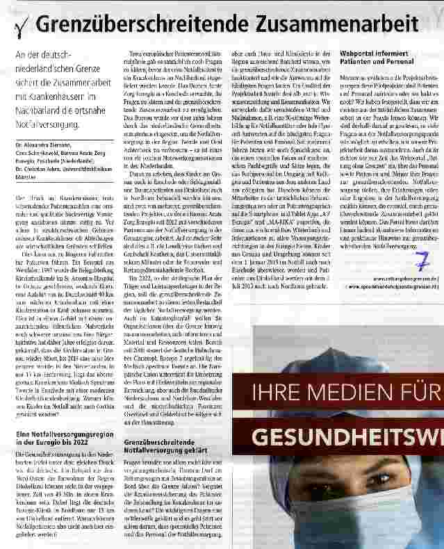 Vorschauseite 1: Grenzüberschreitende Zusammenarbeit