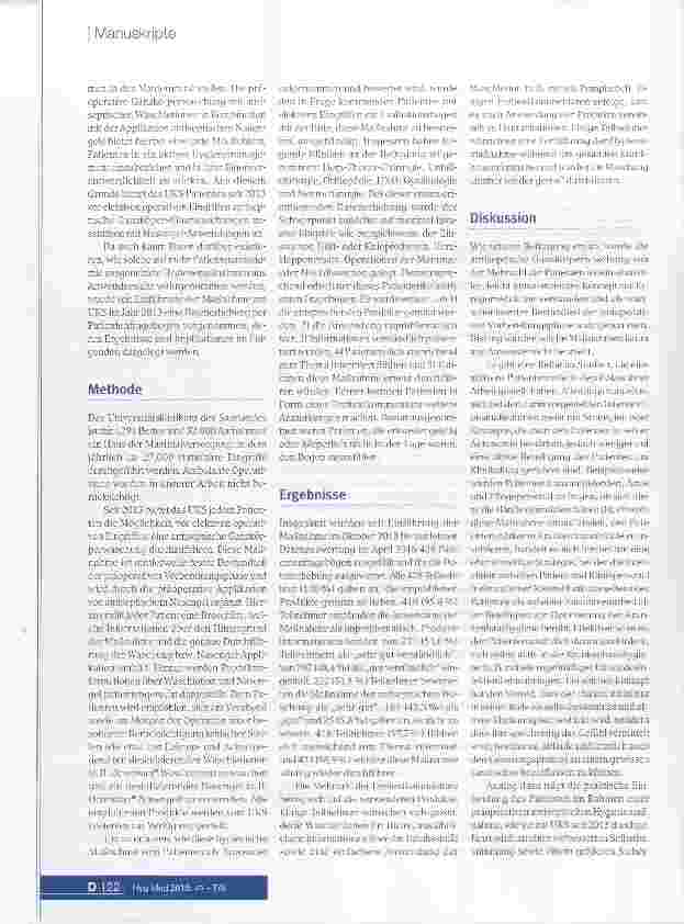 Vorschauseite 3: Präoperative antiseptische Waschung Beurteilung einer patientenorientierten hygienischen Maßnahme aus Sicht des Anwenders