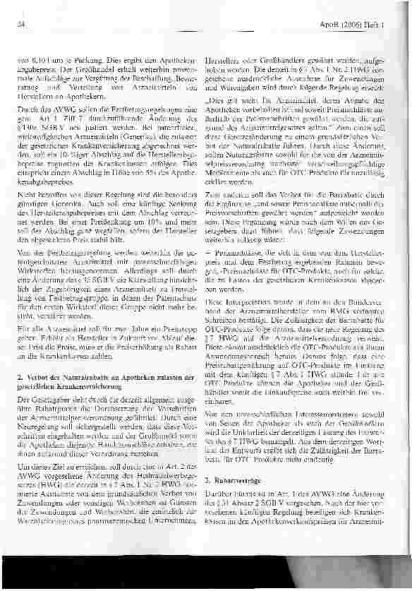 Vorschauseite 3: Das neue Arzneimittelversorgungs-Wirtschaftlichkeitsgesetz - AVWG