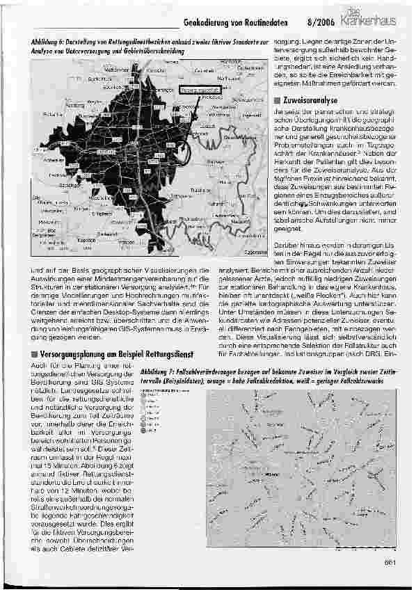 Vorschauseite 5: Maßnahmen und Entscheidungen unterstützen durch Geokodierung von Routinedaten
