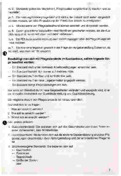 Vorschauseite 2: Pflegestandard als Möglichkeit der Qualitätssicherung