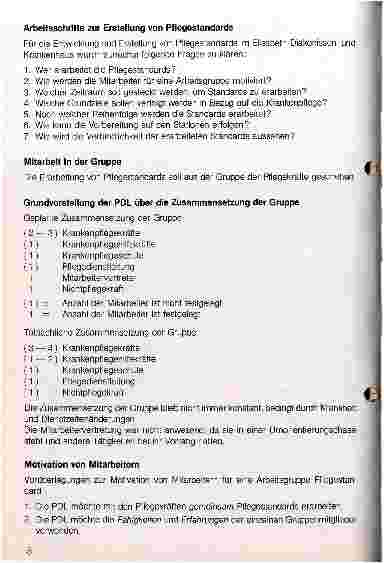 Vorschauseite 3: Pflegestandard als Möglichkeit der Qualitätssicherung