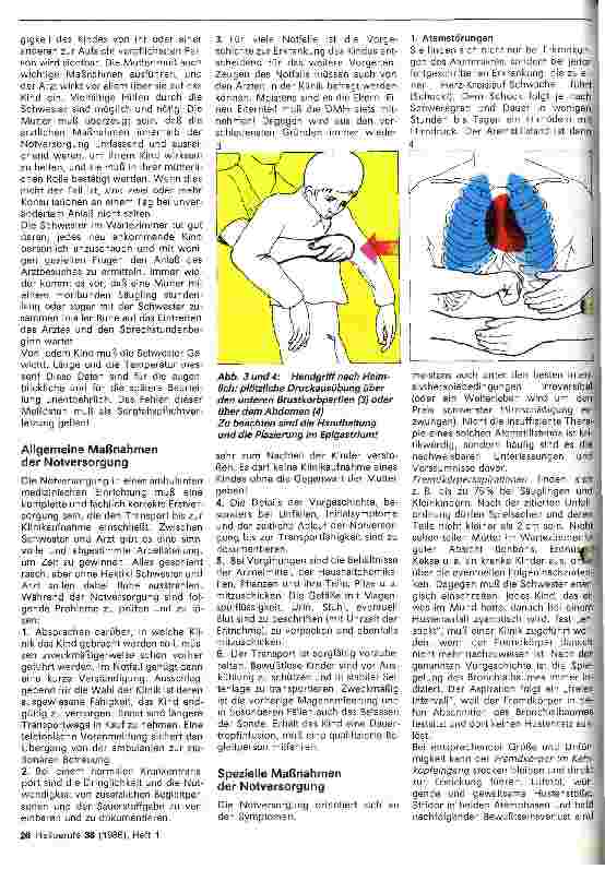 Vorschauseite 2: Der Notfall im Kindesalter - Maßnahmen vor der Klinikaufnahme