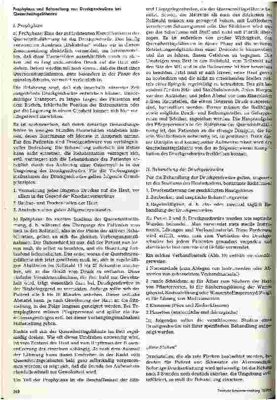 Vorschauseite 6: Die Pflege Querschnittsgelähmter