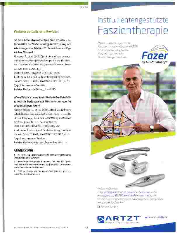 Vorschauseite 4: Cochrane-Update 2 2016