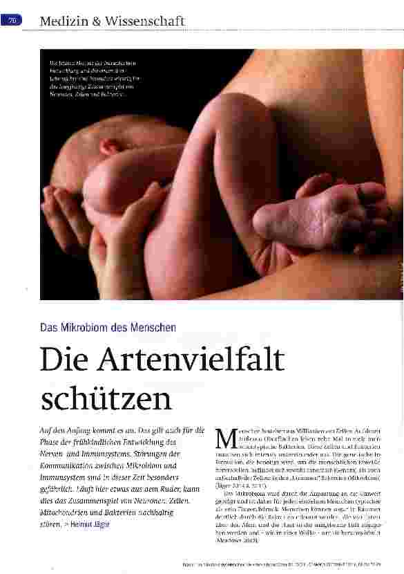 Vorschauseite 1: Die Artenvielfalt schützen