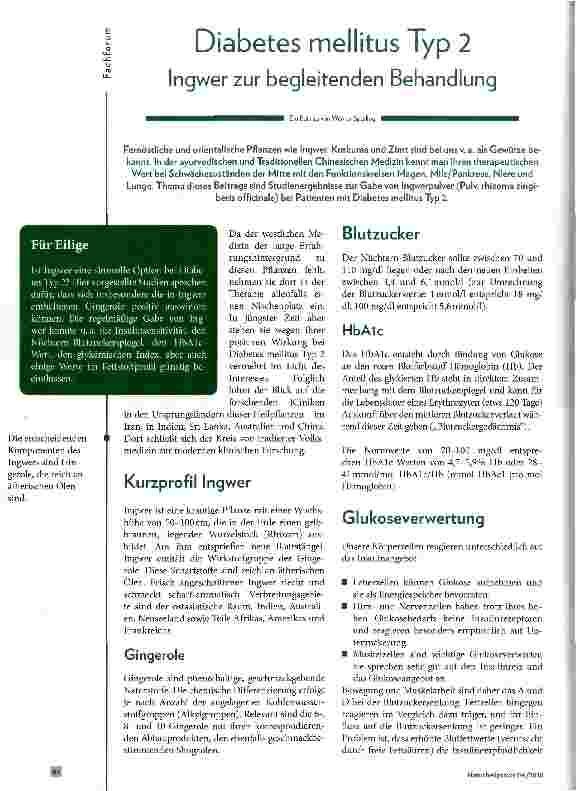 Vorschauseite 1: Diabetes mellitus Typ 2