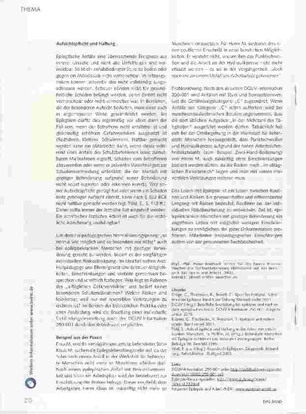 Vorschauseite 3: Leben zwischen Routinen und Risiken