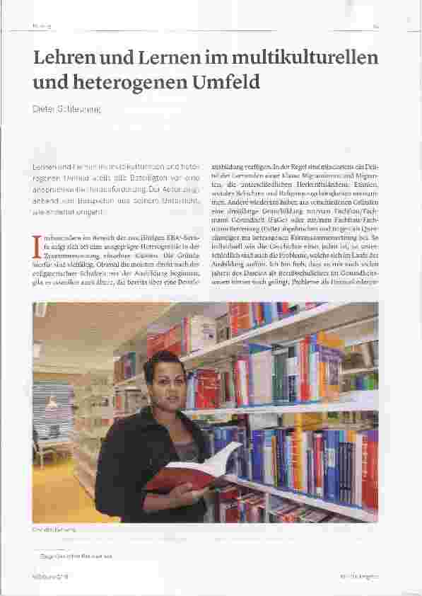 Vorschauseite 1: Lehren und Lernen im multikulturellen und heterogenen Umfeld