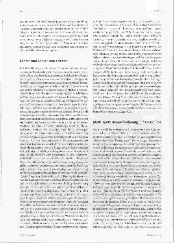Vorschauseite 2: Lehren und Lernen im multikulturellen und heterogenen Umfeld
