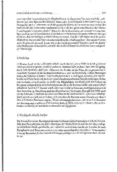Vorschauseite 3: Körperlichkeit und Kommerzialisierung Zur theologisch-ethischen Problematik der Leihmutterschaft