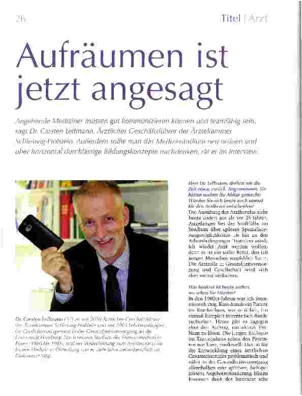 Vorschauseite 1: Aufräumen ist jetzt angesagt