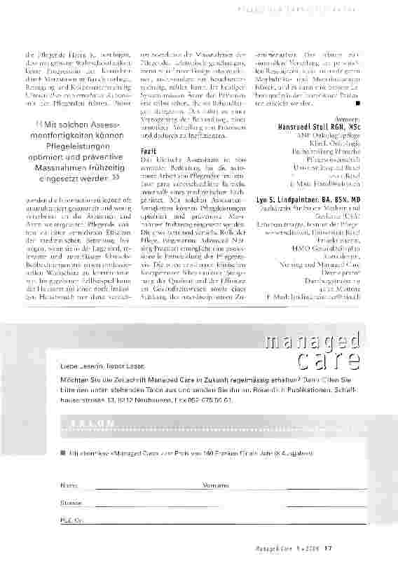Vorschauseite 3: Pflegepraxis mit erweiterten Kompetenzen