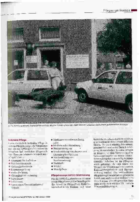 Vorschauseite 4: Alle ziehen an einem Strang Pflegekonzept der AWO Münster AEDL-Modell als Grundlage für vier Leistungsbereiche