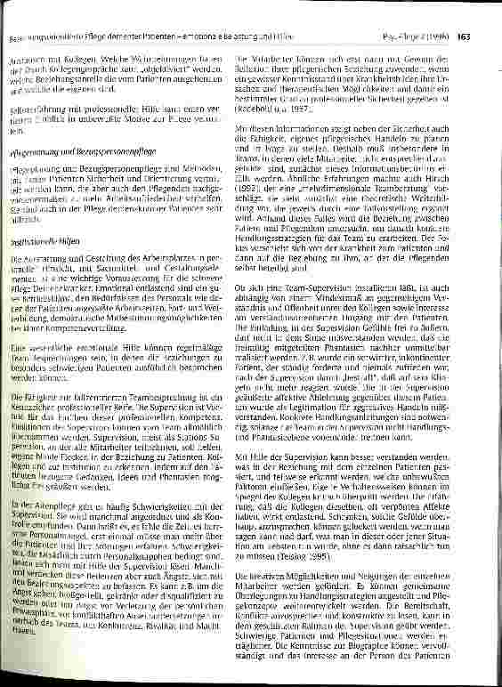 Vorschauseite 4: Beziehungsorientierte Pflege dementer Patienten - emotionale Belastung und Hilfen