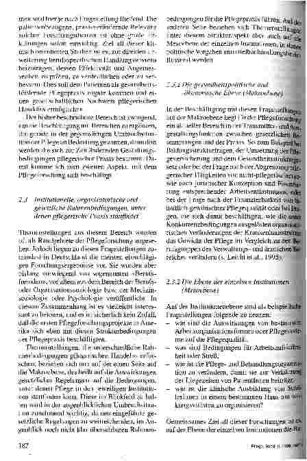 Vorschauseite 3: Der Umgang mit Pflegeforschung in den zukünftigen Berufsfeldern der AbsolventInnen der Pflegestudiengänge