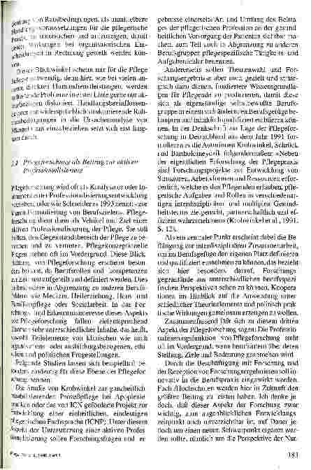 Vorschauseite 4: Der Umgang mit Pflegeforschung in den zukünftigen Berufsfeldern der AbsolventInnen der Pflegestudiengänge