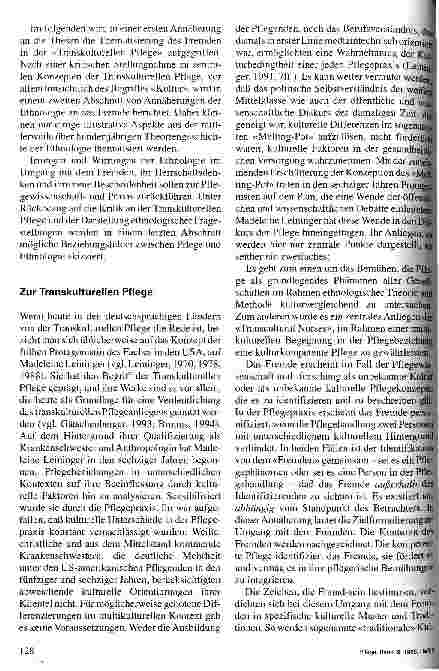 Vorschauseite 2: Vom Umgang mit dem Fremden - der Beitrag der Ethnologie zur Pflege