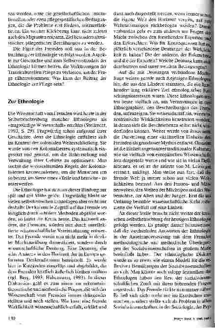 Vorschauseite 4: Vom Umgang mit dem Fremden - der Beitrag der Ethnologie zur Pflege