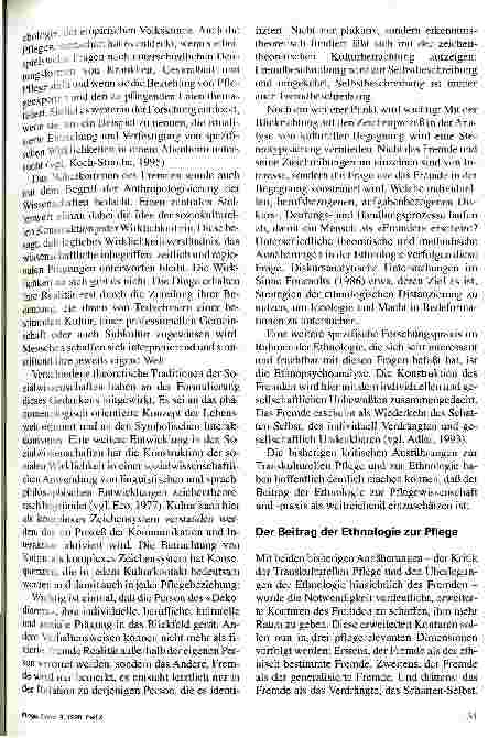 Vorschauseite 5: Vom Umgang mit dem Fremden - der Beitrag der Ethnologie zur Pflege