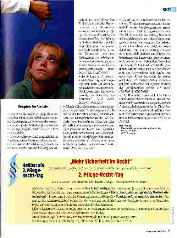 Vorschauseite 2: Direktionsrecht des Arbeitgebers