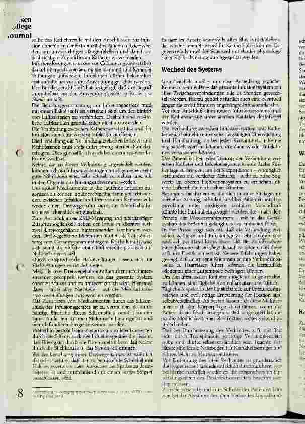 Vorschauseite 4: Der Umgang mit dem Intravasalen Katheter durch das Krankenpflegepersonal