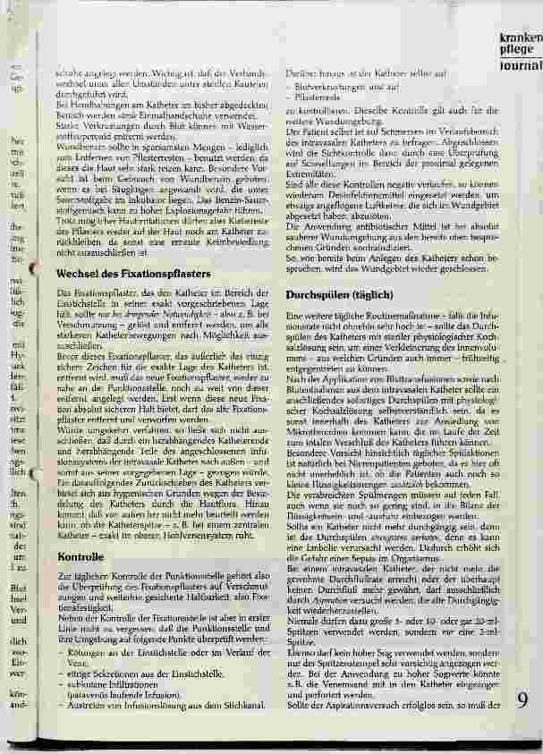 Vorschauseite 5: Der Umgang mit dem Intravasalen Katheter durch das Krankenpflegepersonal
