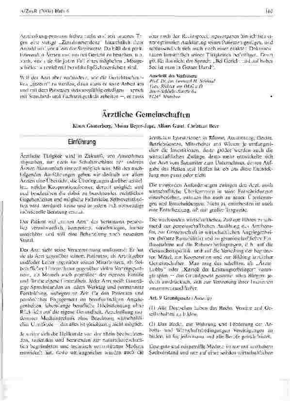 Vorschauseite 6: Die Besonderheiten des Arzthaftungsprozesses