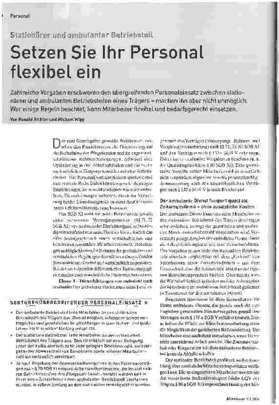 Vorschauseite 1: Setzen Sie Ihr Personal flexibel ein