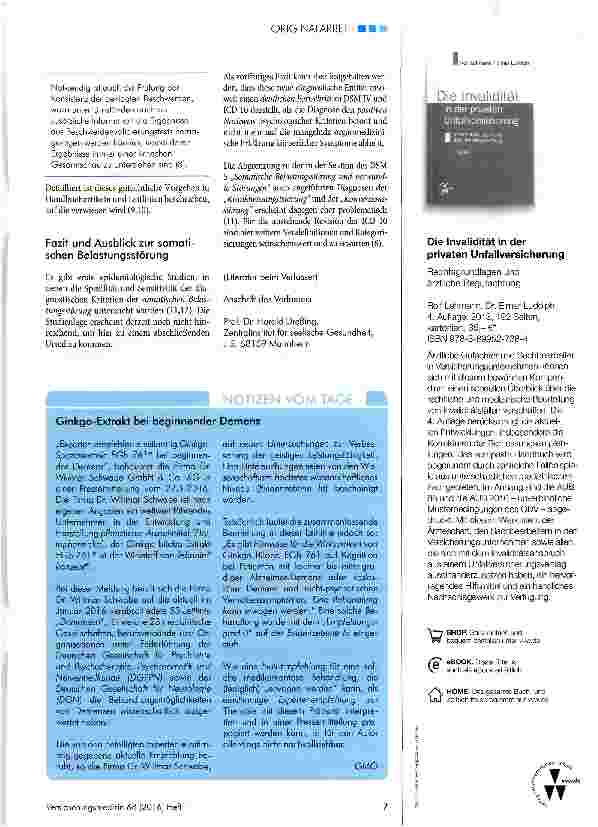 Vorschauseite 4: DSM 5: Was ist neu und was ist für die Begutachtung relevant?
