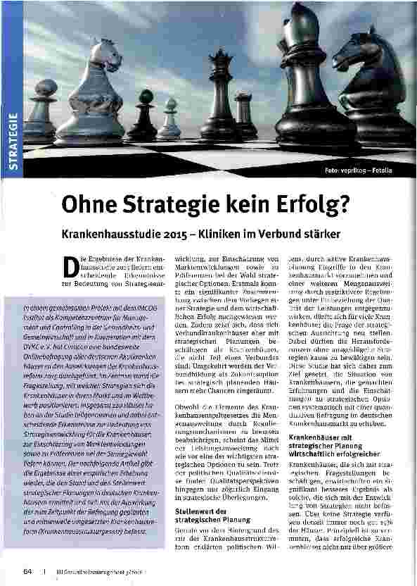 Vorschauseite 1: Ohne Strategie kein Erfolg?