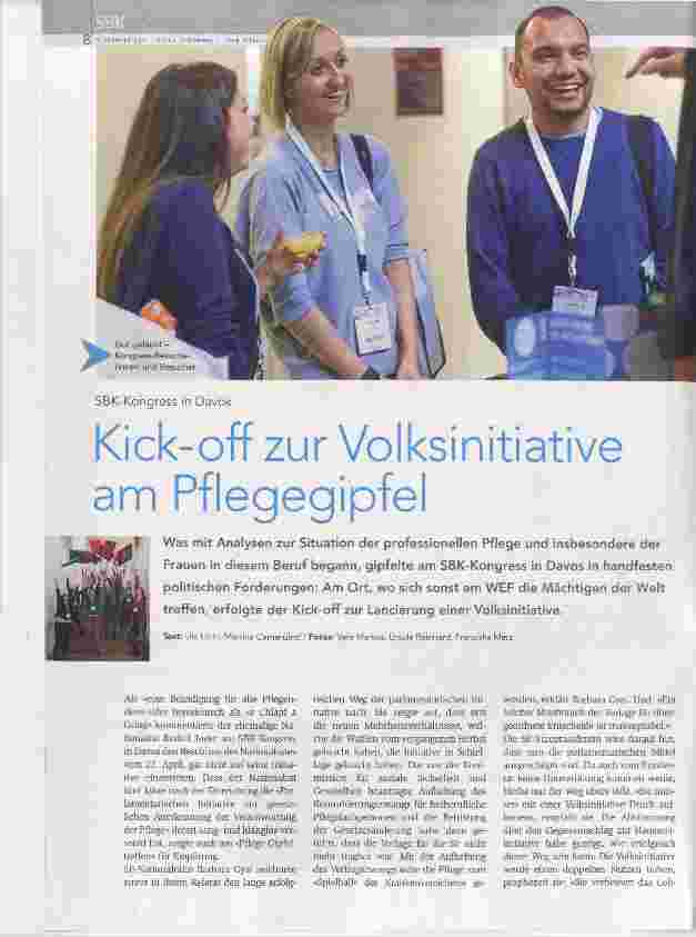 Vorschauseite 1: Kick-off zur Volksinitiative am Pflegegipfel