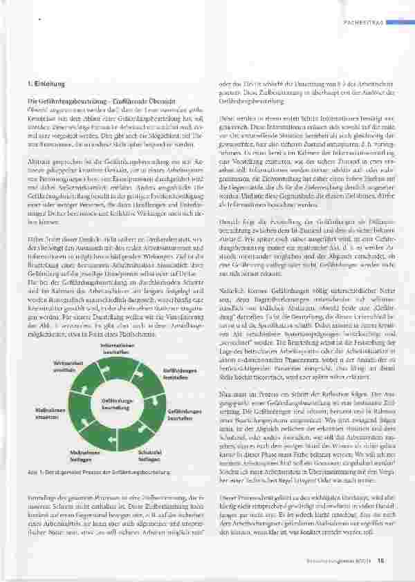 Vorschauseite 3: Grundlagen der Gefährdungsbeurteilung Modellund erkenntnistheoretische Aspekte