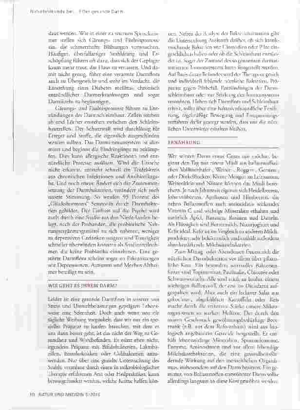 Vorschauseite 2: Der gesunde Darm: Quelle von Gesundheit, Vitalität und Lebensfreude