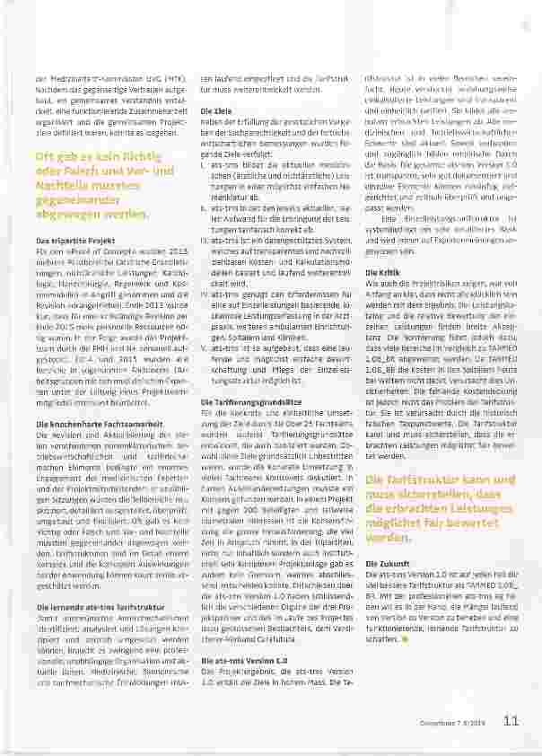 Vorschauseite 2: Neue Tarifstruktur steht: hart erarbeitet, Ziele erreicht