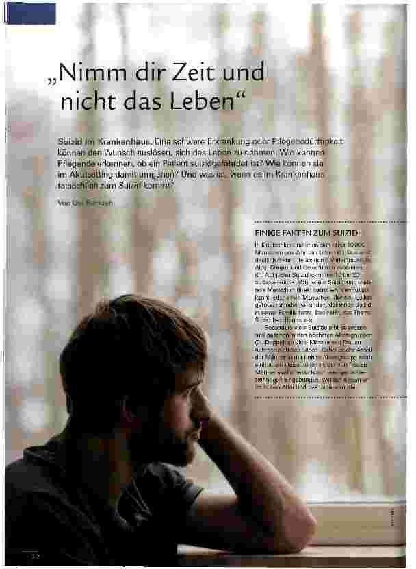 Vorschauseite 1: Nimm dir Zeit und nicht das Leben