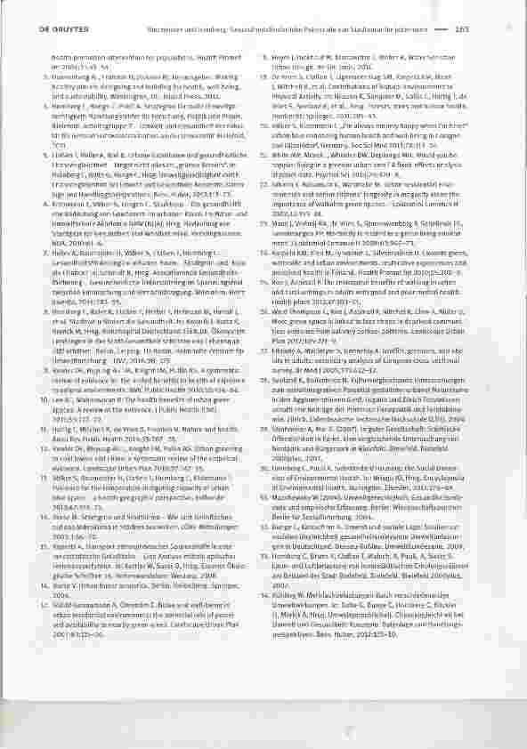 Vorschauseite 3: Gesundheitsförderliche Potenziale von Stadtnatur für jedermann