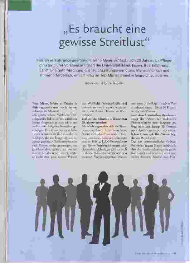 Vorschauseite 1: Es braucht eine gewisse Streitlust