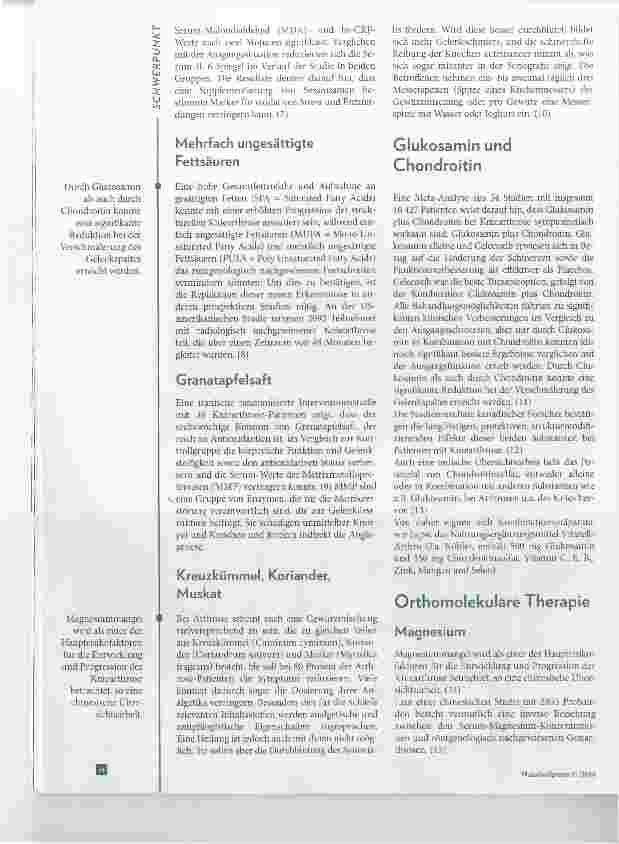 Vorschauseite 3: Gonarthrose Komplementärmedizinische Maßnahmen