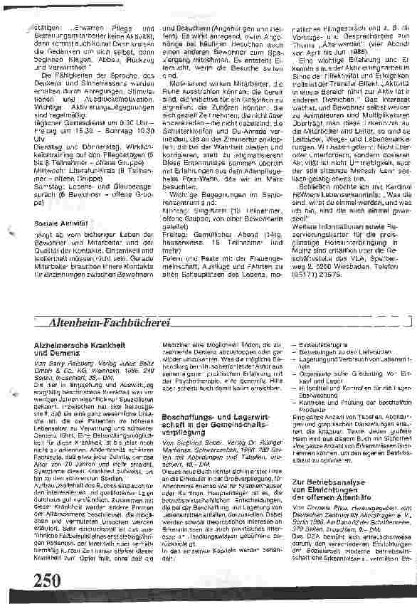 Vorschauseite 3: Aktivierung im Seniorenzentrum St. Bruno