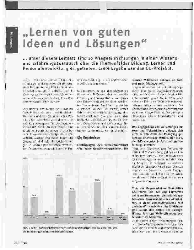 Vorschauseite 1: Lernen von guten Ideen und Lösungen