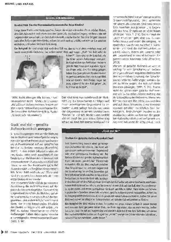 Vorschauseite 3: Schritte in den Dialog - Ein Eltern-Kind-Programm für Familien mit sprachentwicklungsverzögerten Kindern