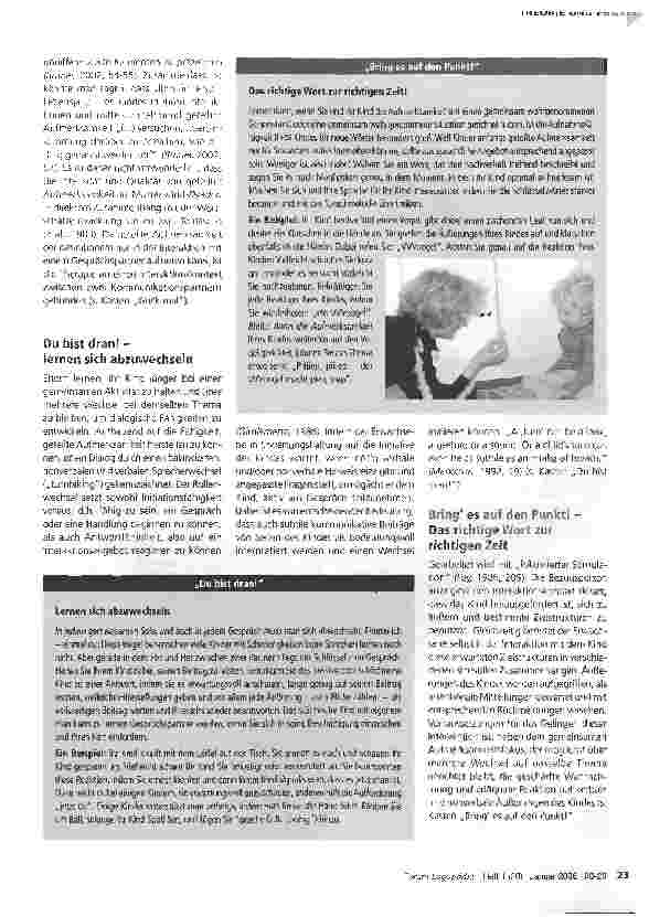 Vorschauseite 4: Schritte in den Dialog - Ein Eltern-Kind-Programm für Familien mit sprachentwicklungsverzögerten Kindern