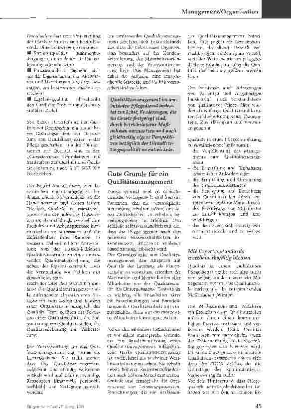 Vorschauseite 2: Expertenstandards nutzen