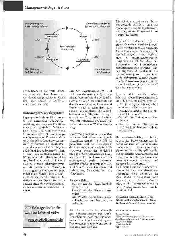 Vorschauseite 3: Expertenstandards nutzen
