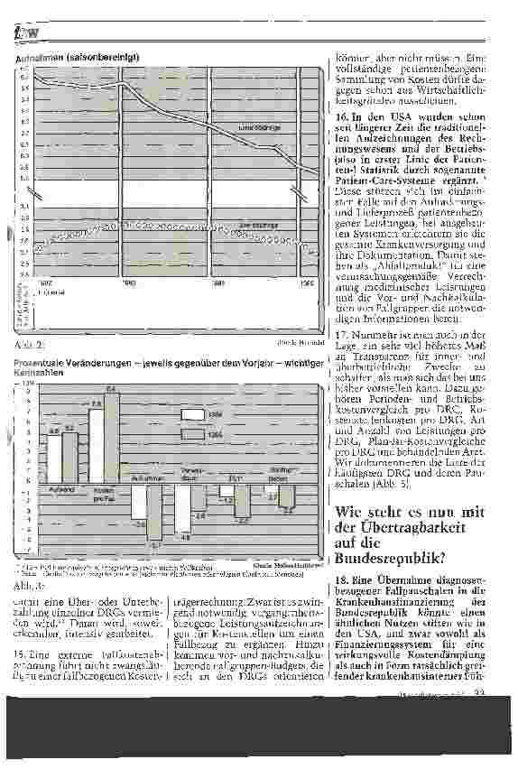 Vorschauseite 3: Neuere amerikanische Erfahrungen mit einer Fallkostenpauschale und was wir daraus lernen können